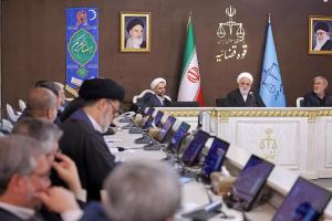 نشست کمیسیون امنیت ملی و سیاست خارجی مجلس با رئیس قوه قضائیه +عکس