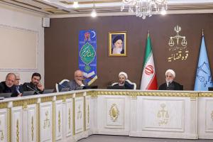 نشست کمیسیون امنیت ملی و سیاست خارجی مجلس با رئیس قوه قضائیه +عکس