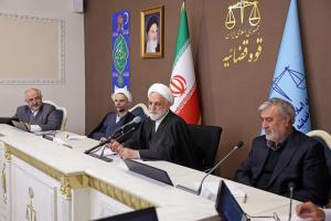 نشست کمیسیون امنیت ملی و سیاست خارجی مجلس با رئیس قوه قضائیه +عکس