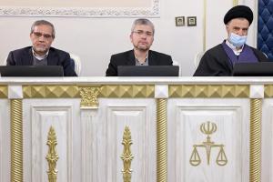 نشست کمیسیون امنیت ملی و سیاست خارجی مجلس با رئیس قوه قضائیه +عکس