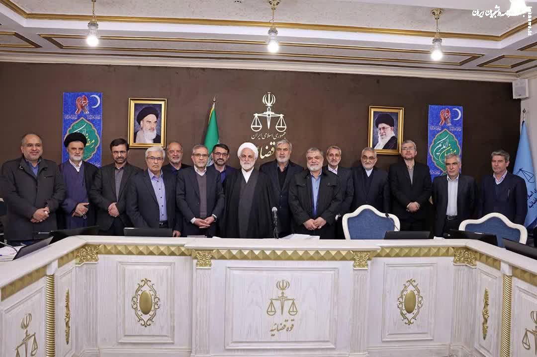 نشست کمیسیون امنیت ملی و سیاست خارجی مجلس با رئیس قوه قضائیه +عکس