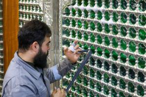 غبارروبی حرمین امامین عسکرین در ماه رمضان +عکس