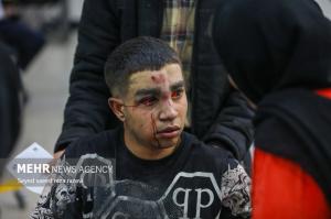 مصدومان شب چهارشنبه آخر سال ۱۴۰۳ +عکس