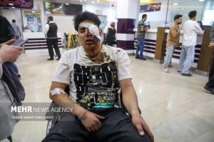 مصدومان شب چهارشنبه آخر سال ۱۴۰۳ +عکس