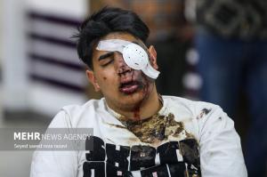 مصدومان شب چهارشنبه آخر سال ۱۴۰۳ +عکس