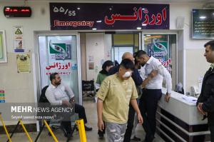 مصدومان شب چهارشنبه آخر سال ۱۴۰۳ +عکس