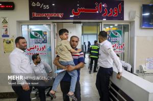 مصدومان شب چهارشنبه آخر سال ۱۴۰۳ +عکس