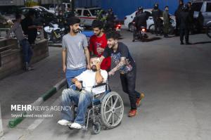 مصدومان شب چهارشنبه آخر سال ۱۴۰۳ +عکس