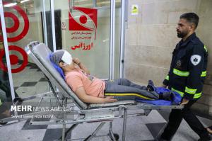 مصدومان شب چهارشنبه آخر سال ۱۴۰۳ +عکس