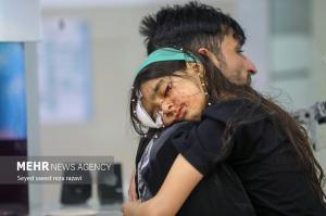 مصدومان شب چهارشنبه آخر سال ۱۴۰۳ +عکس