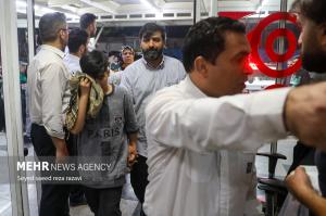 مصدومان شب چهارشنبه آخر سال ۱۴۰۳ +عکس