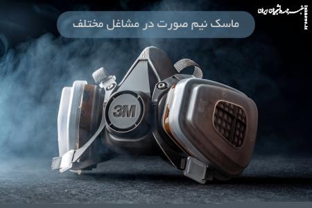کدام شغل‌ها به ماسک نیم صورت نیاز دارند؟