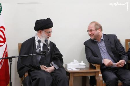 دیدار نوروزی قالیباف و هیئت رئیسه مجلس با رهبر انقلاب +جزئیات