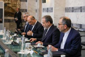 دیدار عراقچی با وزیر خارجه ایتالیا قبل از شروع مذاکرات +عکس