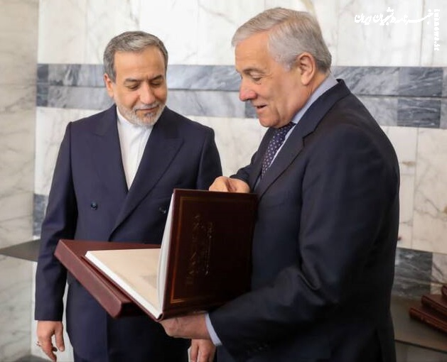 دیدار عراقچی با وزیر خارجه ایتالیا قبل از شروع مذاکرات +عکس