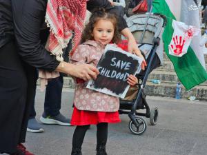 همبستگی مردم بلژیک با فلسطین و غزه +عکس