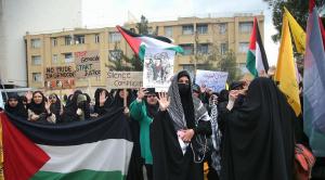 تجمع اعتراضی دانشجویان مشهدی +عکس