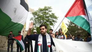 تجمع اعتراضی دانشجویان مشهدی +عکس