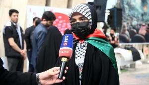 تجمع اعتراضی دانشجویان مشهدی +عکس