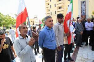 تجمع دانشگاهیان علوم پزشکی هرمزگان در حمایت از مردم فلسطین 