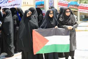 تجمع دانشگاهیان علوم پزشکی هرمزگان در حمایت از مردم فلسطین 