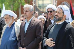 تجمع دانشگاهیان دانشگاه علامه طباطبائی در حمایت از مردم مظلوم غزه +عکس