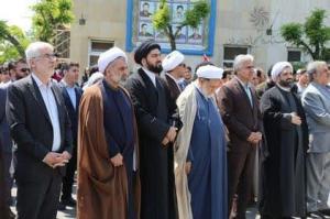 تجمع دانشگاهیان دانشگاه علامه طباطبائی در حمایت از مردم مظلوم غزه +عکس