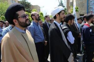 تجمع دانشگاهیان دانشگاه علامه طباطبائی در حمایت از مردم مظلوم غزه +عکس