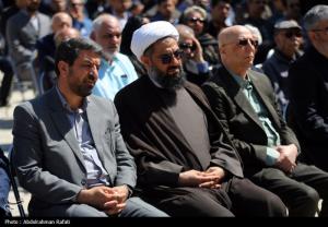 مراسم تشییع پیکر اکبر اعتماد پدر فناوری هسته‌ای ایران +عکس