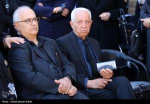 مراسم تشییع پیکر اکبر اعتماد پدر فناوری هسته‌ای ایران +عکس