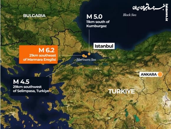 زلزله در استانبول؛ مصدومیت ۱۵۱ نفر به دلیل پریدن از ارتفاع