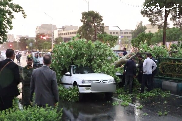 طوفان استان تهران ۶ مصدوم داشت