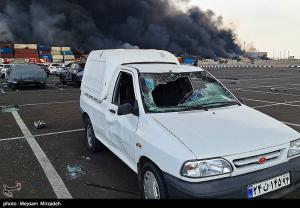 خسارات انفجار در اسکله شهید رجایی بندرعباس +عکس