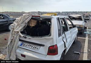 خسارات انفجار در اسکله شهید رجایی بندرعباس +عکس