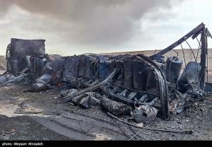 خسارات انفجار در اسکله شهید رجایی بندرعباس +عکس