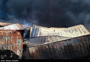 خسارات انفجار در اسکله شهید رجایی بندرعباس +عکس