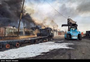 خسارات انفجار در اسکله شهید رجایی بندرعباس +عکس