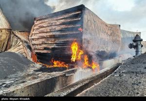 خسارات انفجار در اسکله شهید رجایی بندرعباس +عکس