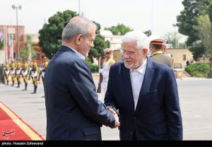 بدرقه رئیس‌جمهور در سفر به کشور آذربایجان