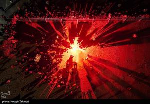 سوگواری ساکنین کیش برای جان‌باختگان حادثه بندر عباس +عکس