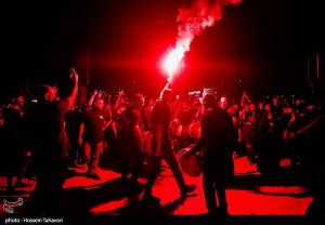 سوگواری ساکنین کیش برای جان‌باختگان حادثه بندر عباس +عکس