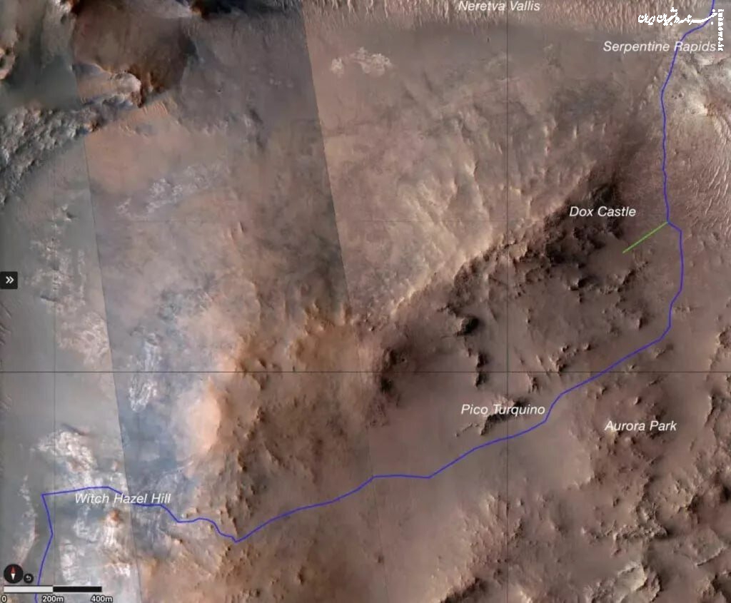 کشف مریخی جدید مریخ‌نورد استقامت