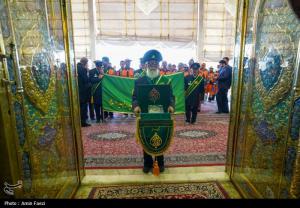 جاروزنی صحن حرم شاهچراغ (ع)+عکس