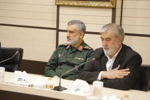 نشست اعضای کمیسیون امنیت ملی و سیاست خارجی مجلس با سردار حاجی‌زاده