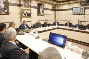 نشست اعضای کمیسیون امنیت ملی و سیاست خارجی مجلس با سردار حاجی‌زاده