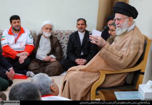 دیدار رهبر معظم انقلاب اسلامی با اعضای ستاد برگزاری کنگره ملی شهدای امدادگر +عکس