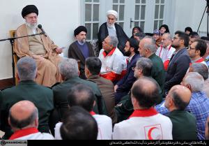 دیدار رهبر معظم انقلاب اسلامی با اعضای ستاد برگزاری کنگره ملی شهدای امدادگر +عکس