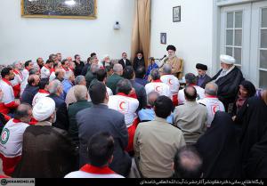 دیدار رهبر معظم انقلاب اسلامی با اعضای ستاد برگزاری کنگره ملی شهدای امدادگر +عکس