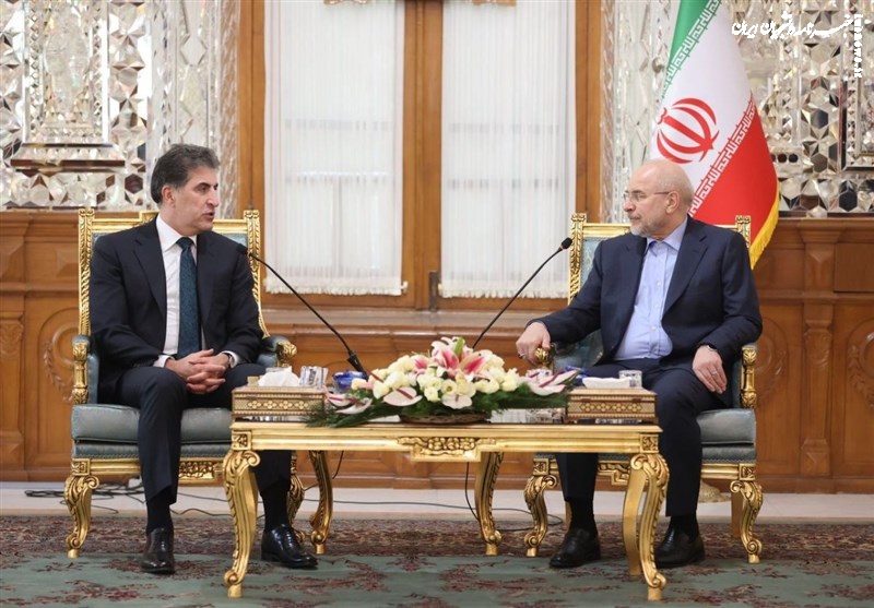 دیدار نیچروان بارزانی با قالیباف در تهران