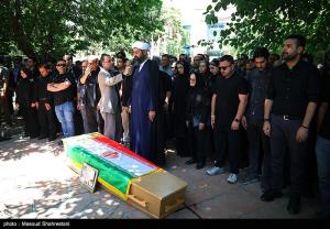 تشییع پیکر حمیدرضا درجاتی +عکس